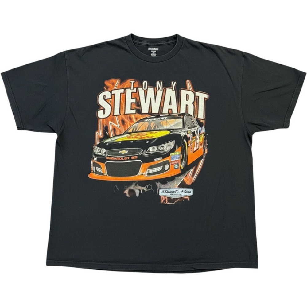 NASCAR Tony Stewart 14 Stewart-Haas Racing Graphic T-Shirt Black 3XL Mens